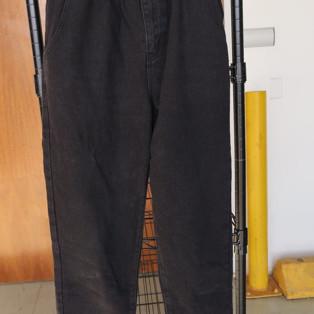 Black high waist jeans